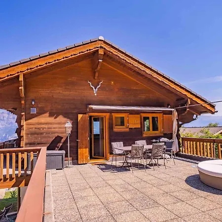 Avec Vue Horská chata Nendaz